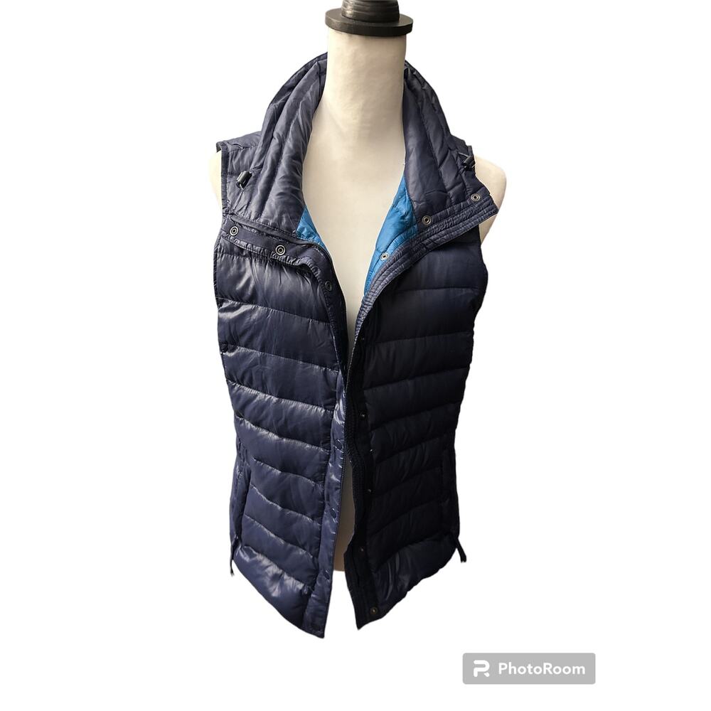 GAP Blue Down Vest Medium